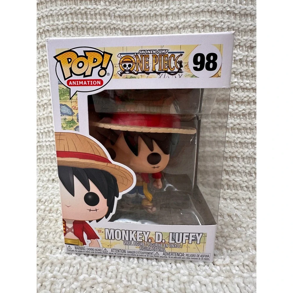 Funko Pop One Piece Monkey D Luffy 98 Vinyl Figure Anime Collectible Toy New Box